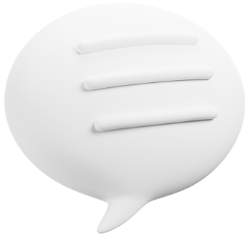 transparency. chat bubble