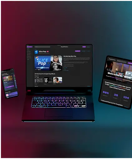 Stupid Raisins ecommerce app developed for MacOS platform. slide.