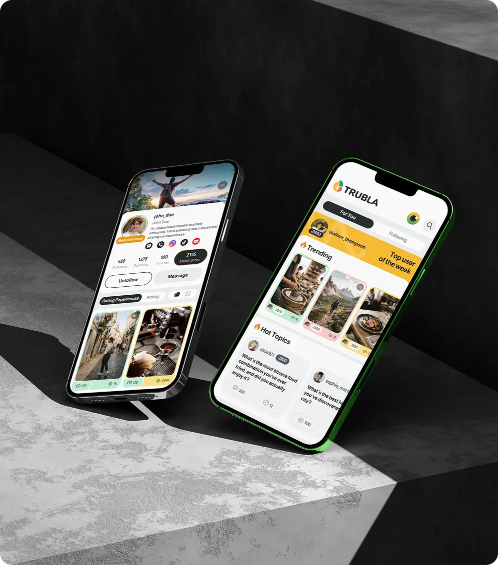 Trubla background img. background. mobile.